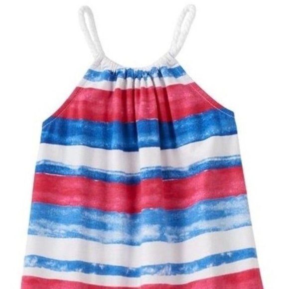 Girls Chaps Dress Patriotic Nautical Flair New - Picture 2 of 4